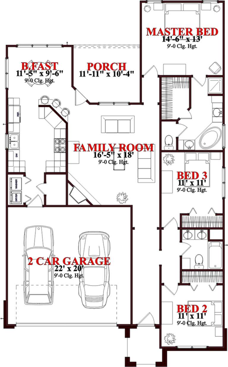 House Plan House Plan #15652 Drawing 1