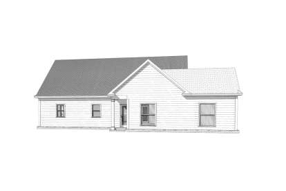 Ranch House Plan #1070-00130 Elevation Photo