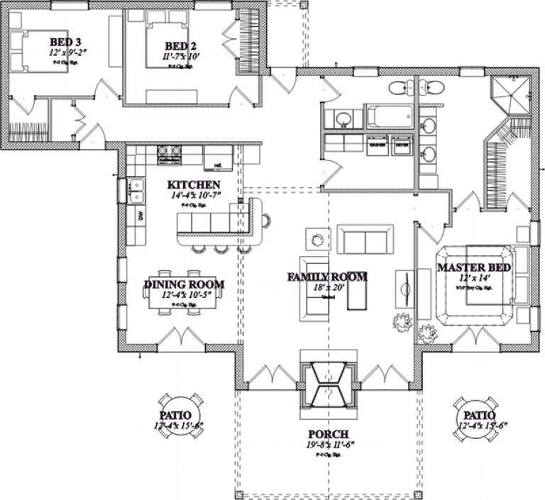 House Plan House Plan #15656 Drawing 1