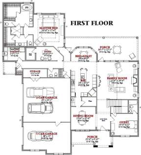 Floorplan 1 for House Plan #1070-00131