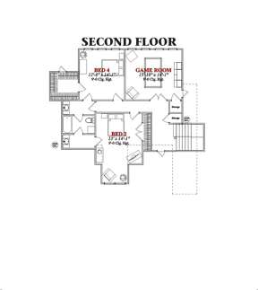 Floorplan 2 for House Plan #1070-00131