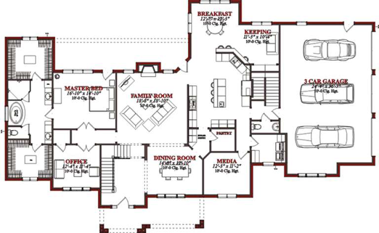 House Plan House Plan #15658 Drawing 1