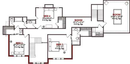 Floorplan 2 for House Plan #1070-00132