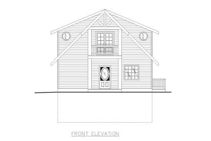 Lake Front House Plan #039-00268 Elevation Photo