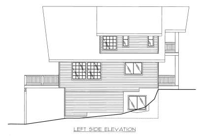 Lake Front House Plan #039-00268 Elevation Photo