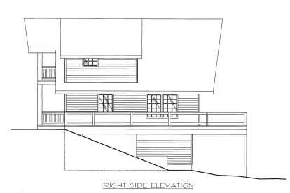 Lake Front House Plan #039-00268 Elevation Photo