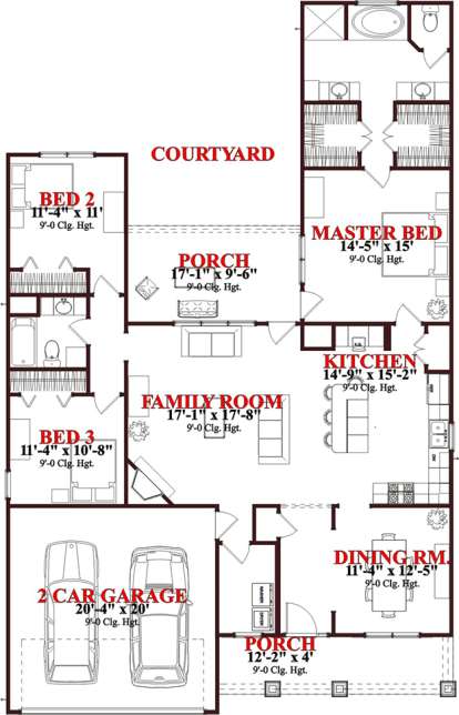 House Plan House Plan #15660 Drawing 1
