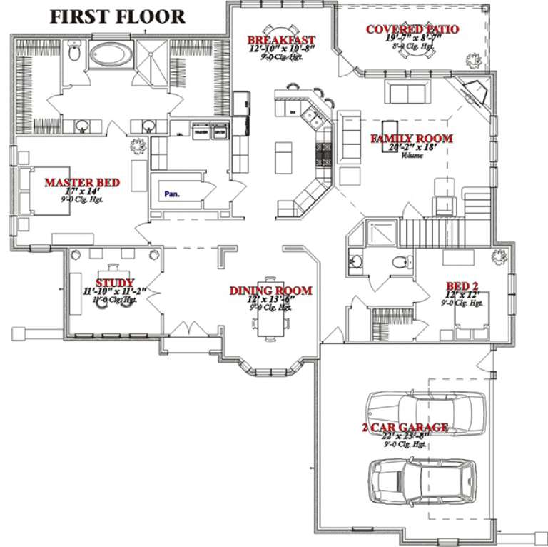 House Plan House Plan #15663 Drawing 1