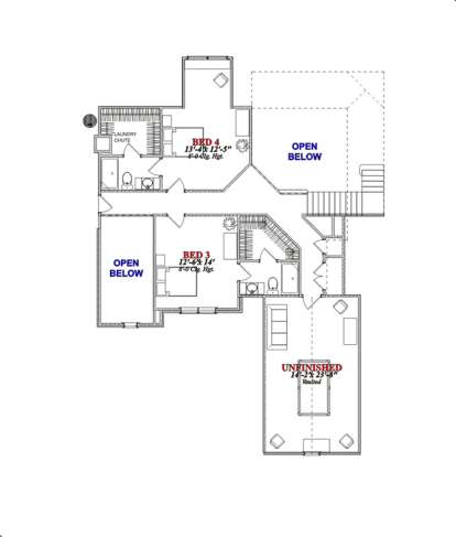 Floorplan 2 for House Plan #1070-00138