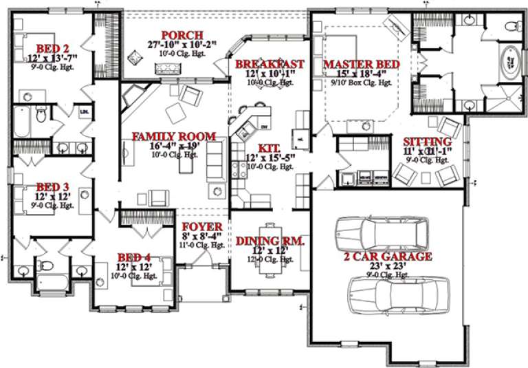 House Plan House Plan #15669 Drawing 1