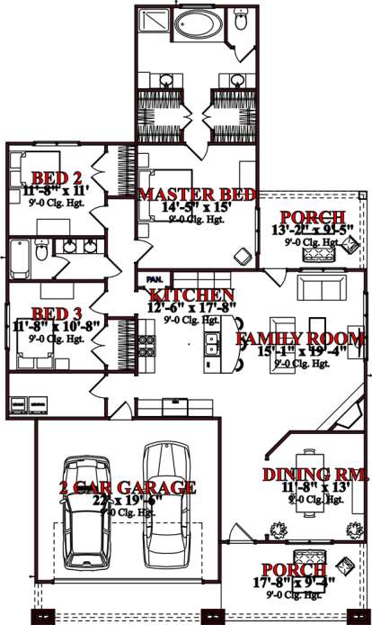 House Plan House Plan #15672 Drawing 1