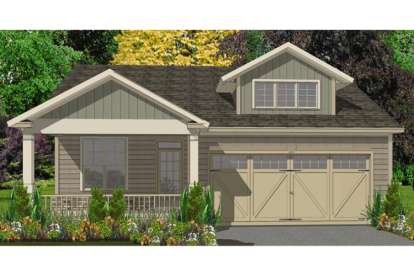 Craftsman House Plan #1070-00147 Elevation Photo