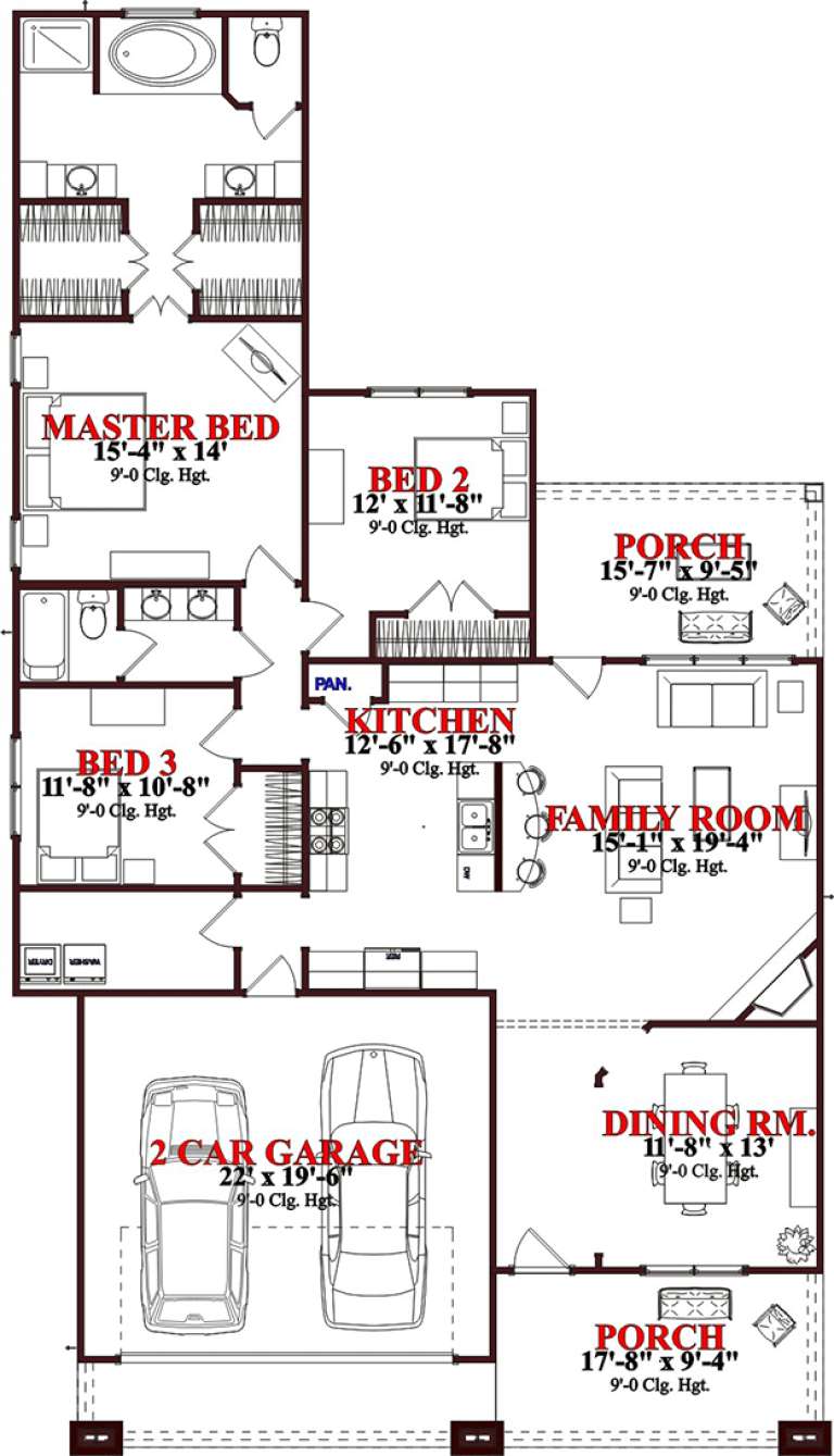 House Plan House Plan #15674 Drawing 1
