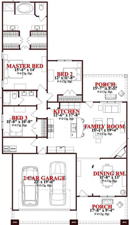House Plan House Plan #15675 Drawing 1