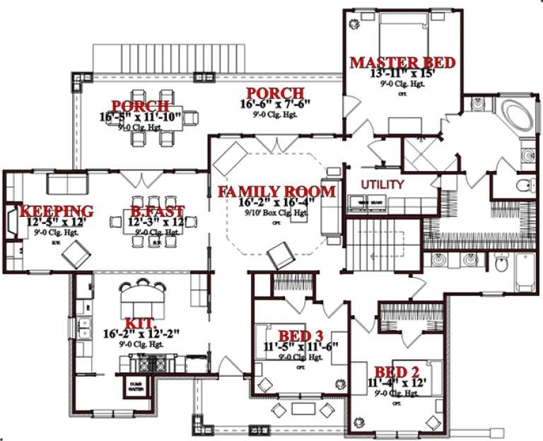 House Plan House Plan #15677 Drawing 1
