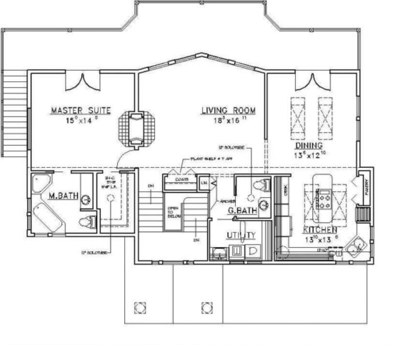 House Plan House Plan #1568 Drawing 2