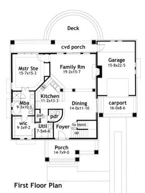 Main Floor for House Plan #9401-00012