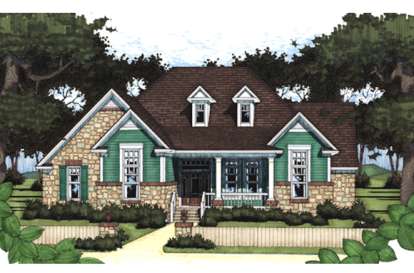 3 Bed, 2 Bath, 1715 Square Foot House Plan - #9401-00013