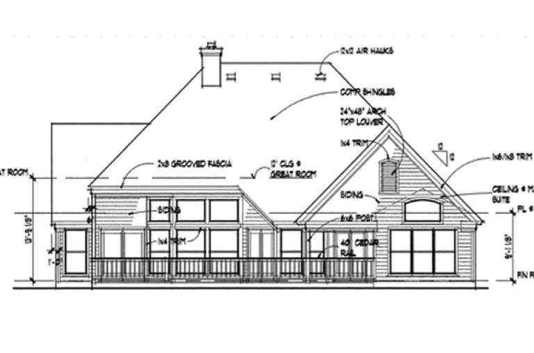Small House Plan #9401-00013 Elevation Photo