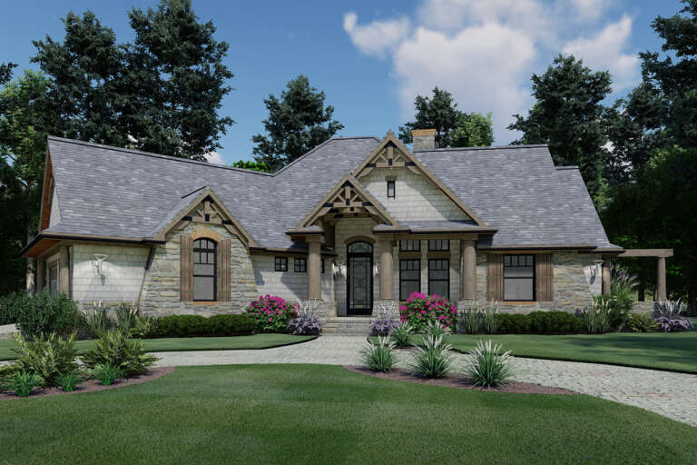 House Plan House Plan #15682 Front Elevation 