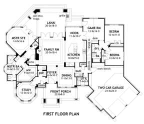Main Floor for House Plan #9401-00015