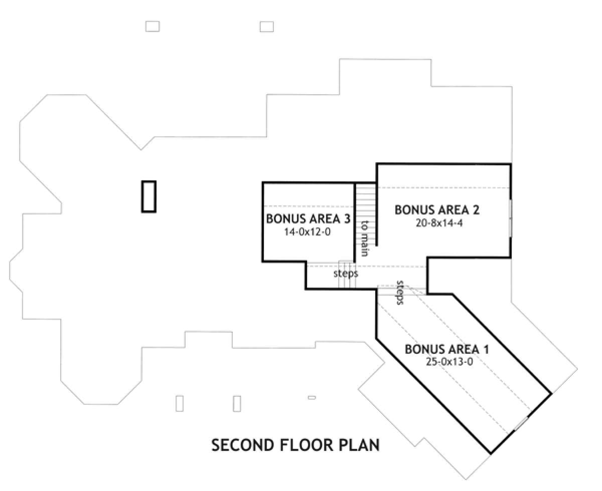 Bonus Room for House Plan #9401-00015