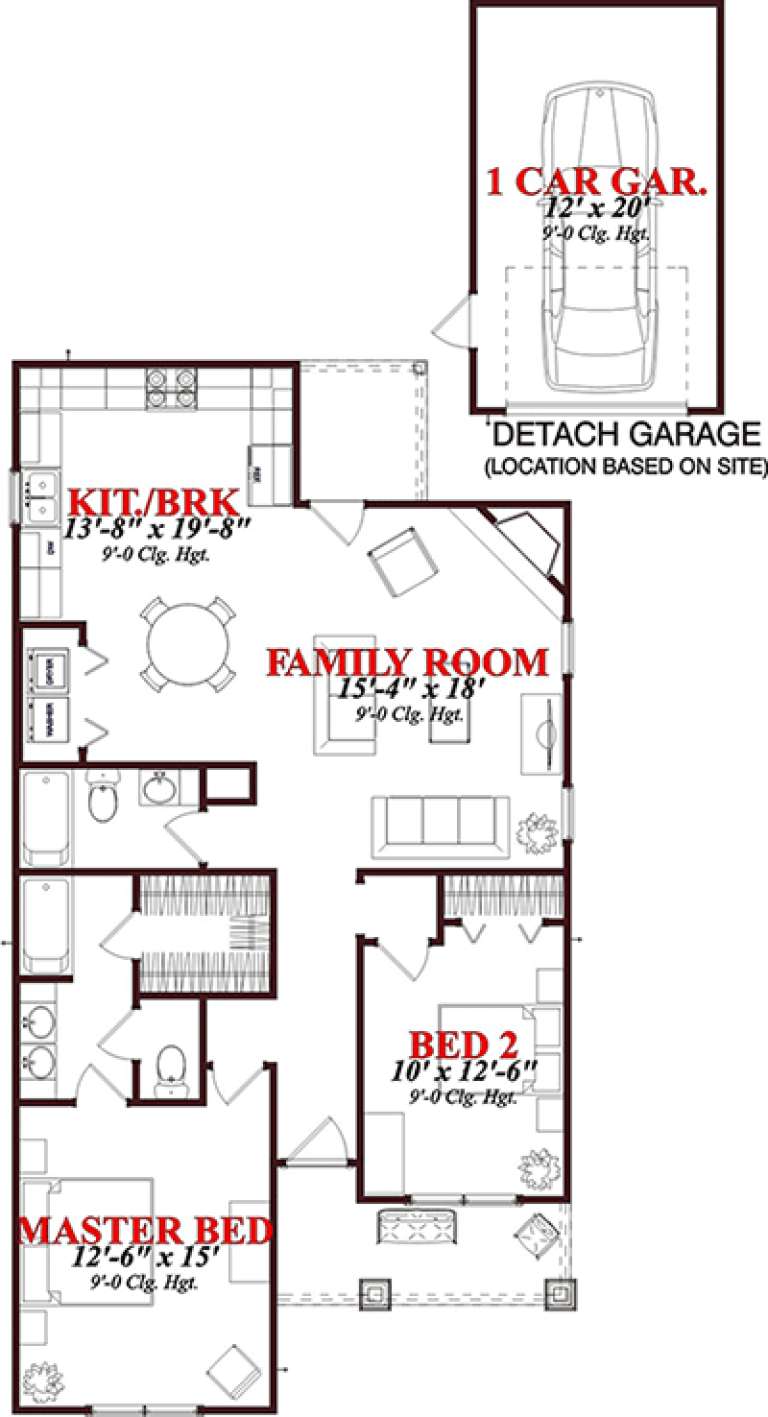 House Plan House Plan #15684 Drawing 1