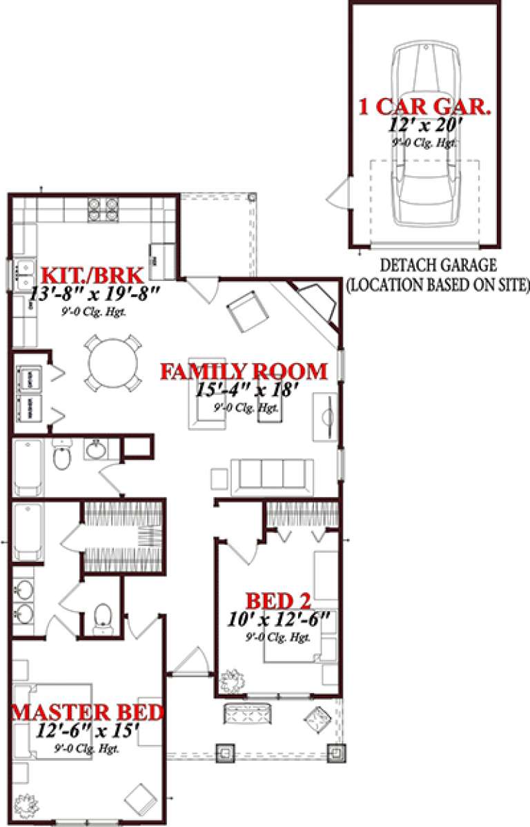 House Plan House Plan #15685 Drawing 1