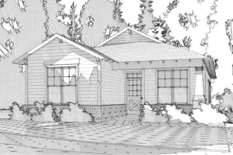 Craftsman House Plan #1070-00158 Elevation Photo