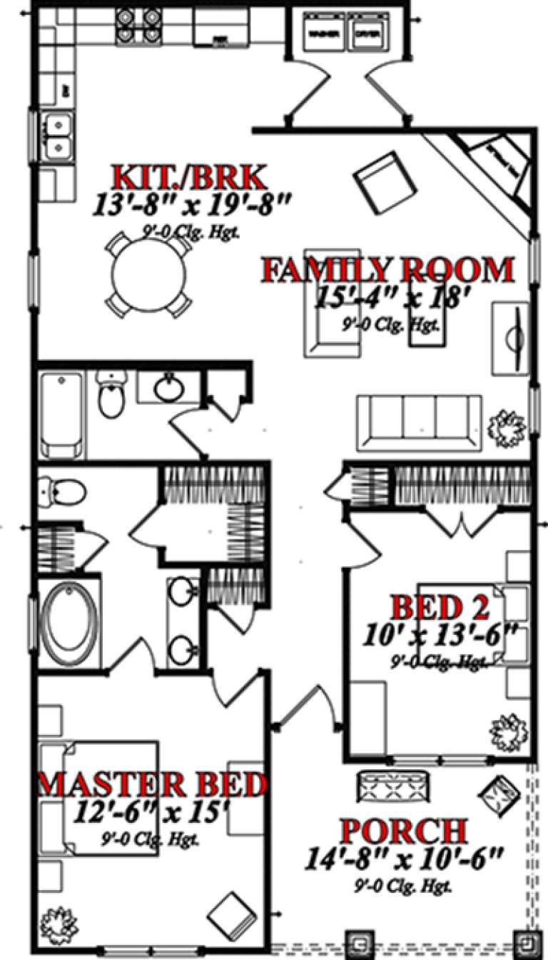 House Plan House Plan #15690 Drawing 1