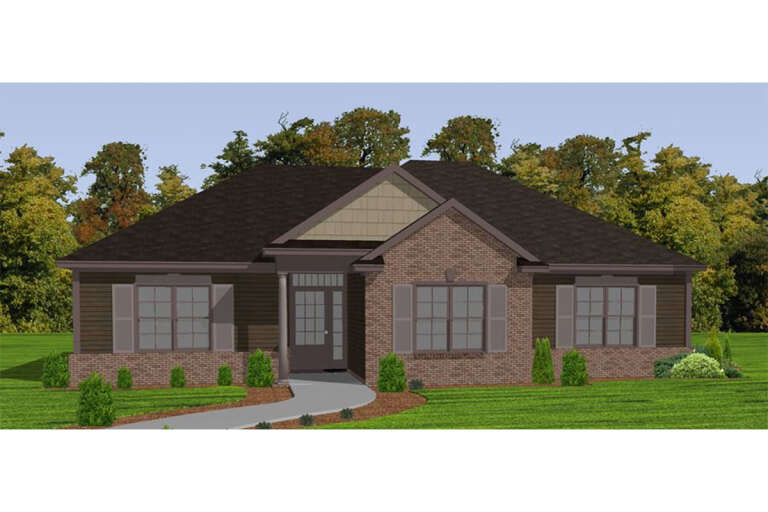 House Plan House Plan #15692 Front Elevation 