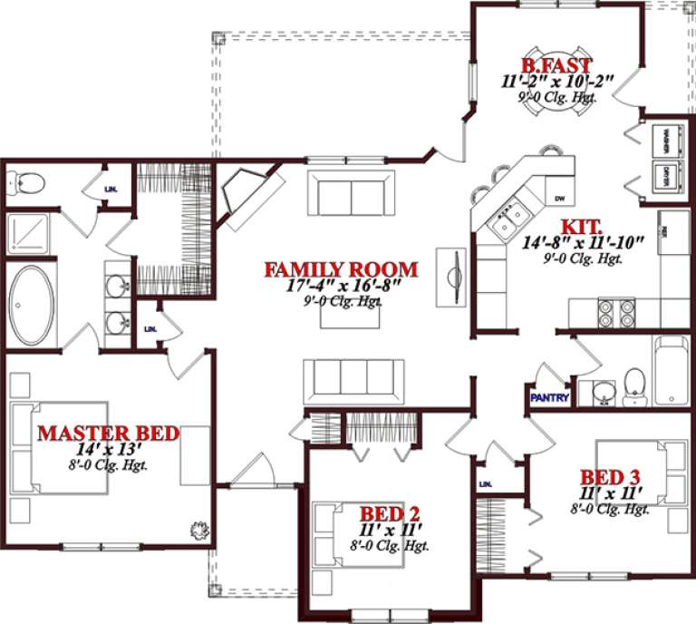 House Plan House Plan #15692 Drawing 1