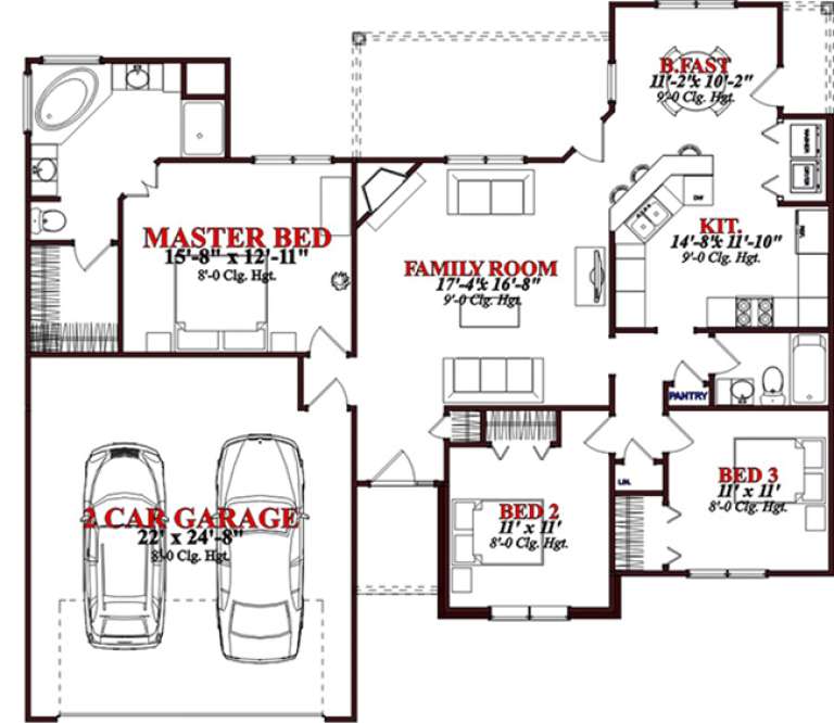 House Plan House Plan #15695 Drawing 1