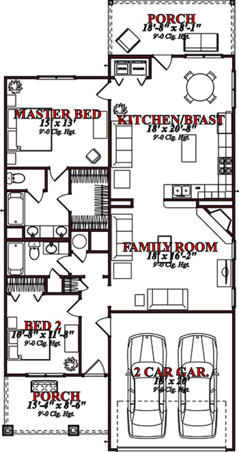 House Plan House Plan #15696 Drawing 1