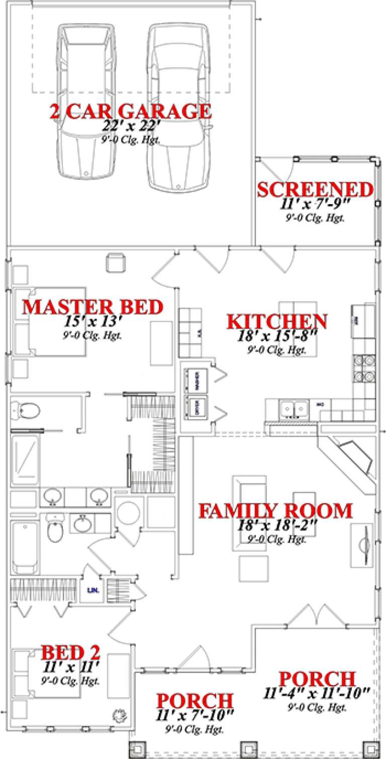 House Plan House Plan #15699 Drawing 1