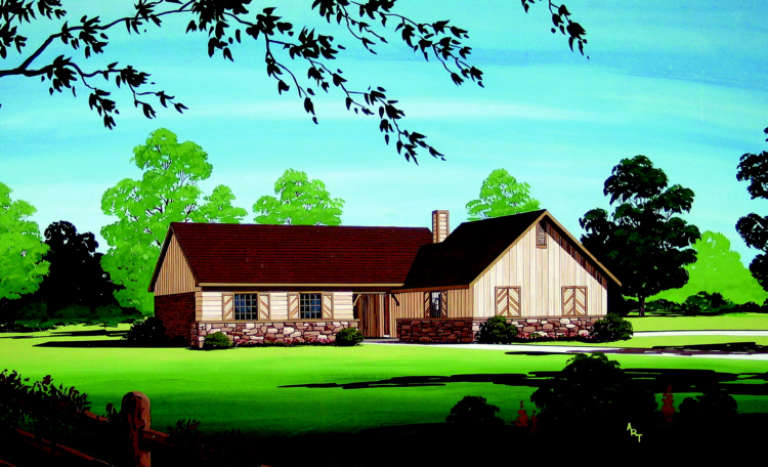 House Plan House Plan #1570 Front Elevation