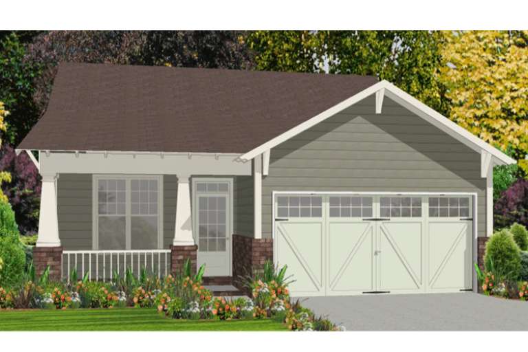 Craftsman House Plan #1070-00172 Elevation Photo