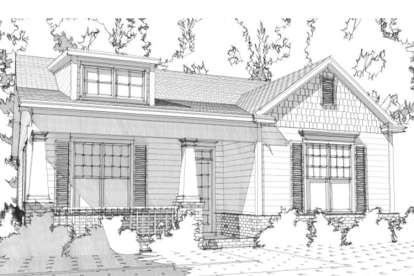 Bungalow House Plan #1070-00173 Elevation Photo