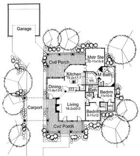 Main Floor for House Plan #9401-00017
