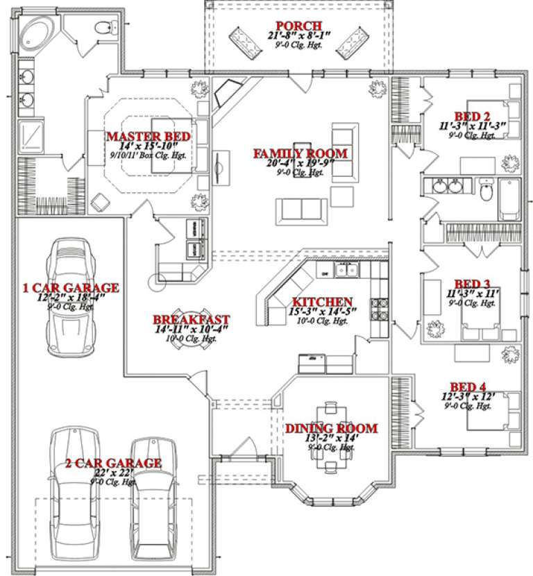 House Plan House Plan #15710 Drawing 1