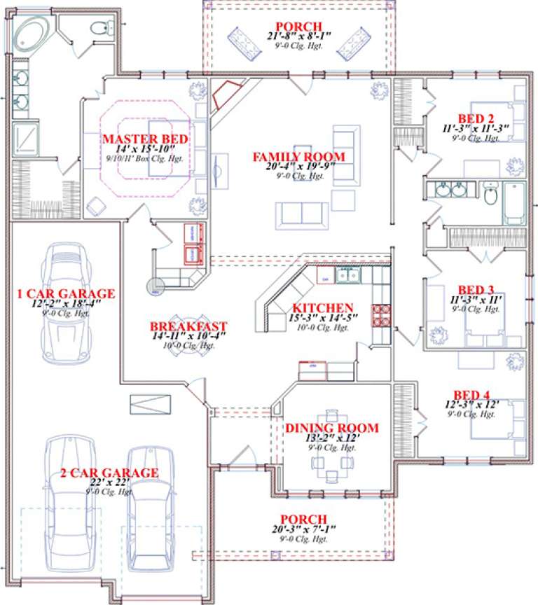 House Plan House Plan #15711 Drawing 1