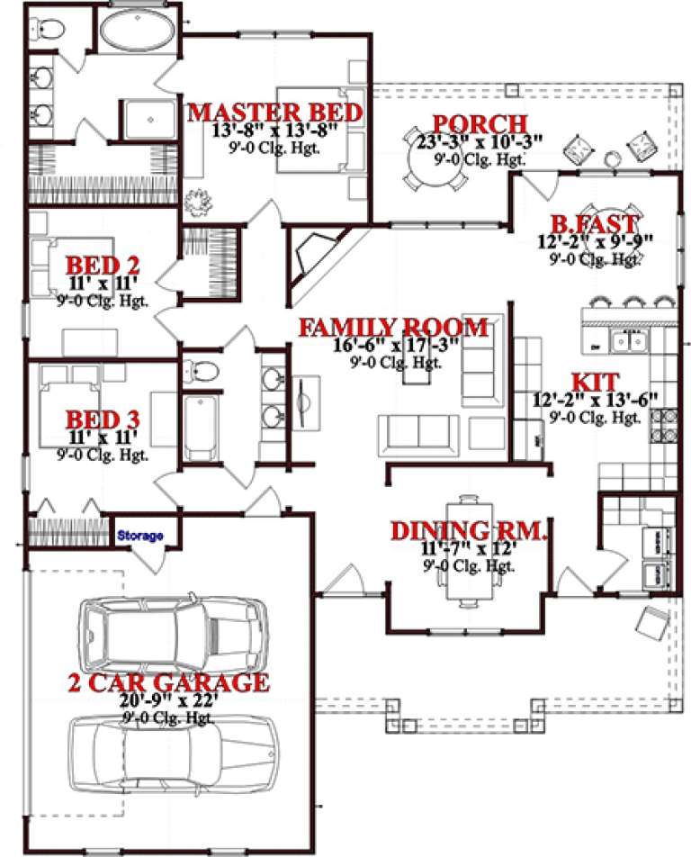 House Plan House Plan #15714 Drawing 1