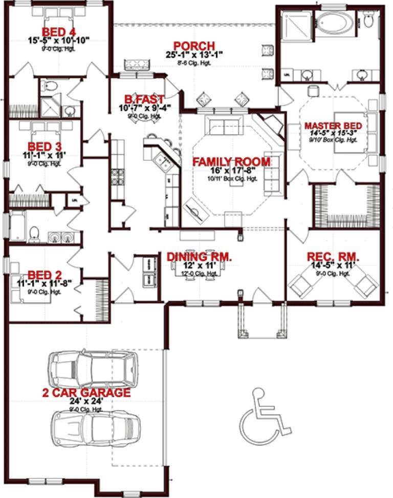 House Plan House Plan #15721 Drawing 1