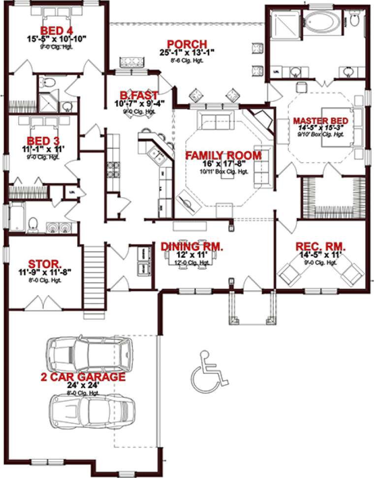 House Plan House Plan #15722 Drawing 1
