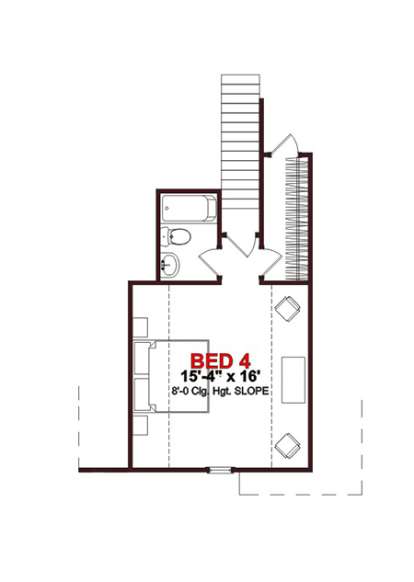 Floorplan 2 for House Plan #1070-00190