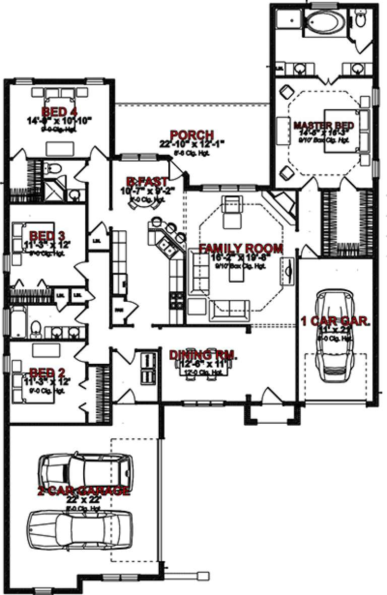 House Plan House Plan #15723 Drawing 1