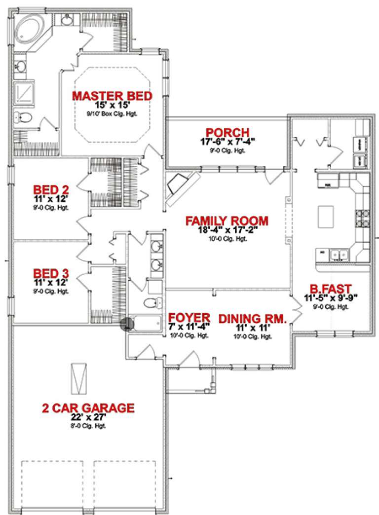House Plan House Plan #15725 Drawing 1