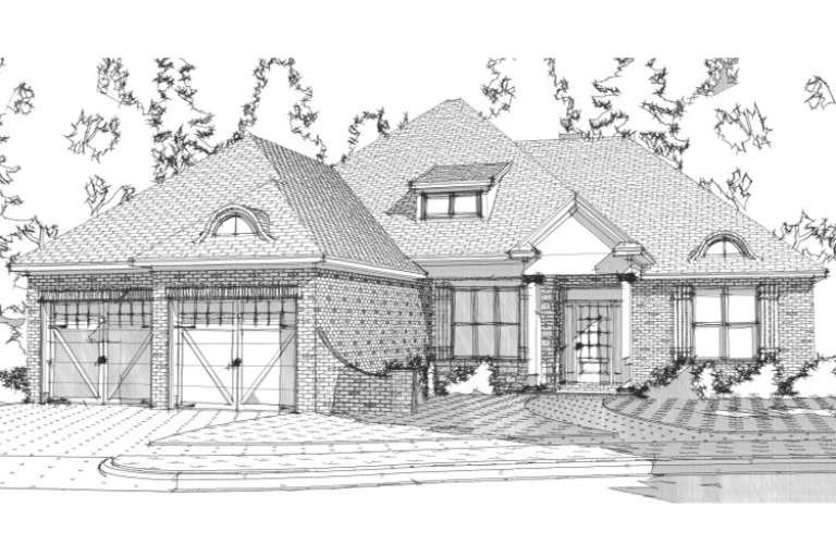 Craftsman House Plan #1070-00195 Elevation Photo