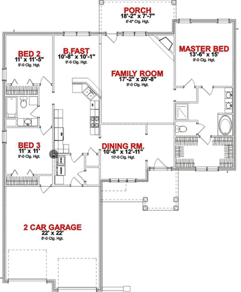 House Plan House Plan #15729 Drawing 1
