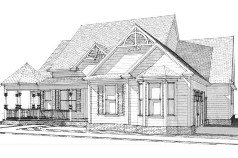French Country House Plan #1070-00200 Elevation Photo